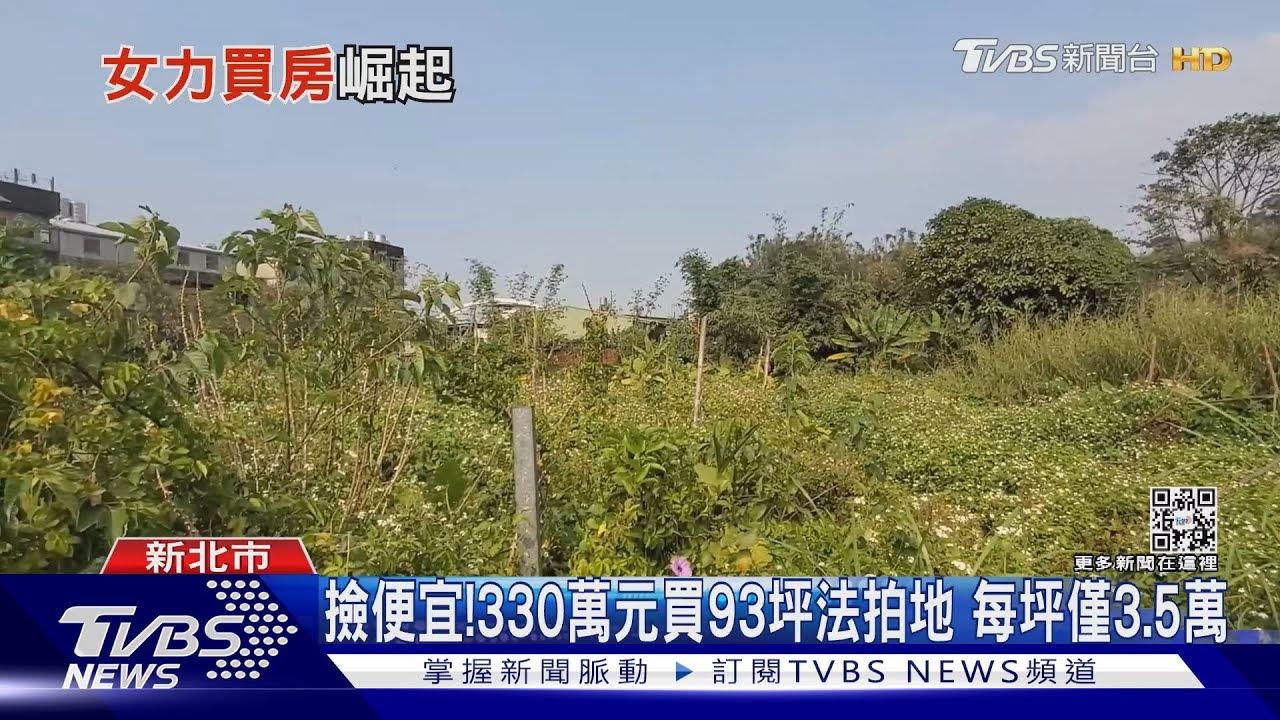 撿便宜!330萬元買93坪法拍地 每坪僅3.5萬