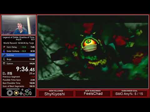Ocarina of Time Any% Speedrun in 19:00