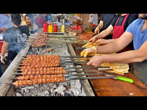 300 Kilos Kebab Sales a Day! - God Level Turkish Street Food
