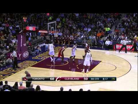 Kyle Lowry Nutmegs Kevin Love   Raptors vs Cavaliers   December 9, 2014   NBA 2014 15 Season