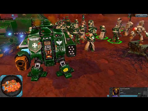 Dark Angels and Imperial Guard vs Orks - Warhammer 40k: DOW2: Retribution - Destroyer Mod