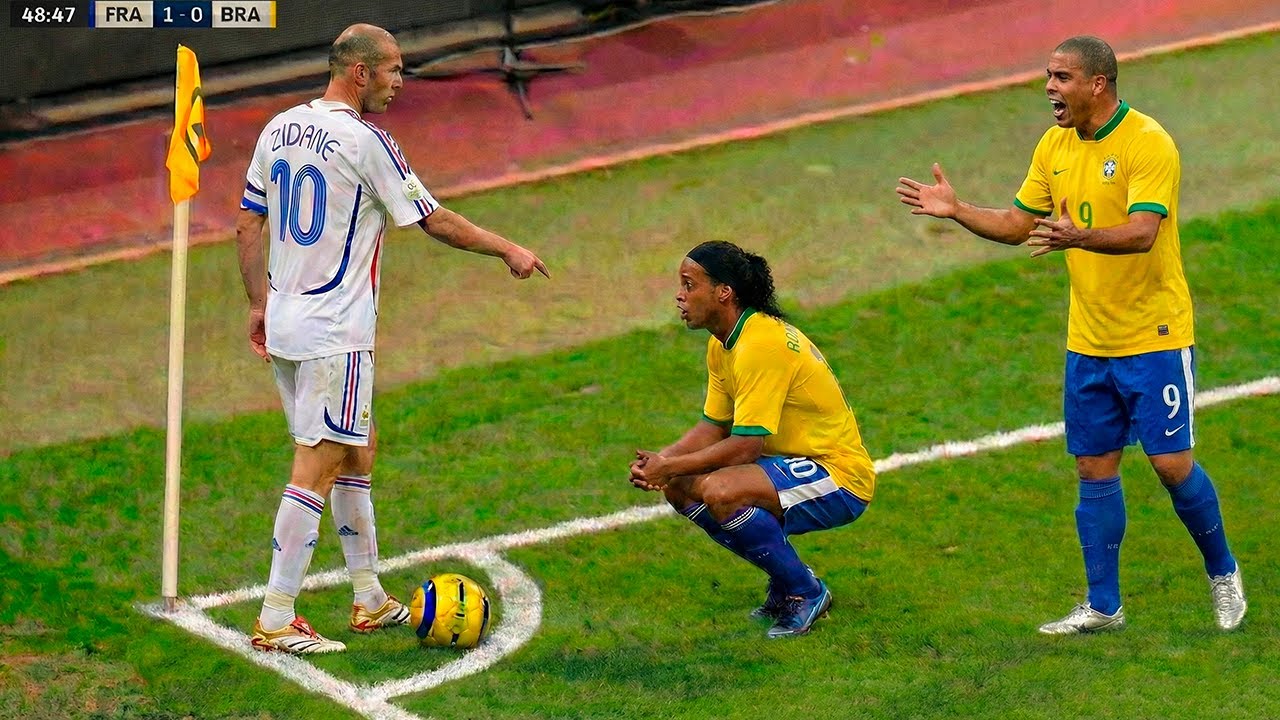 Ronaldo & Ronaldinho will never forget Zidane's performance in this match
