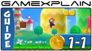 New Super Mario Bros. 2:  World 1-1 Star Coin Guide & Walkthrough