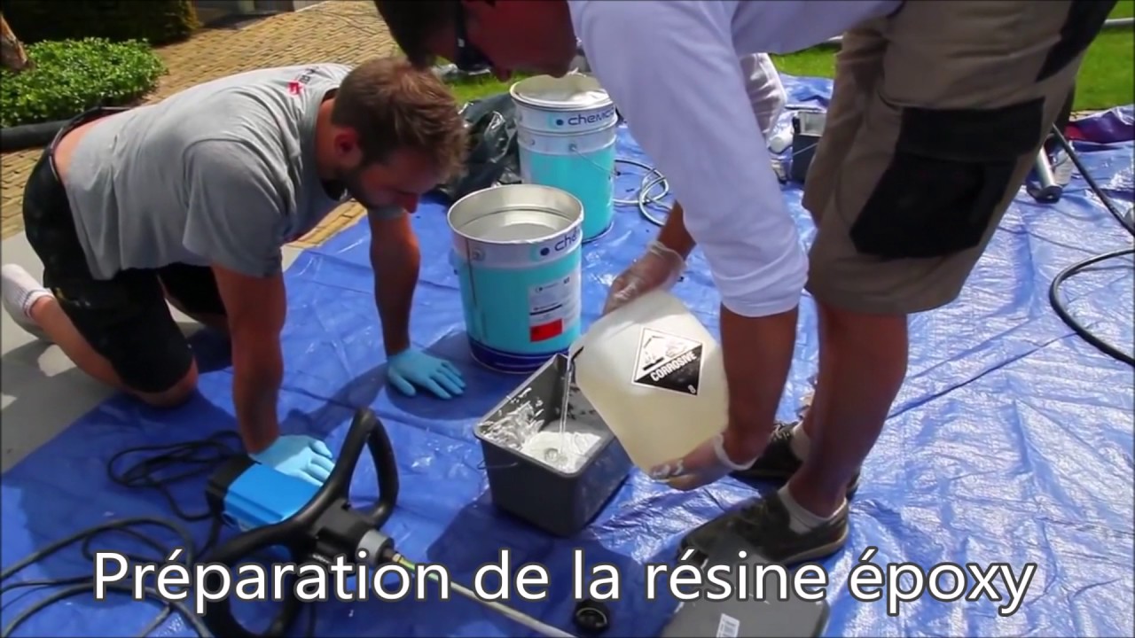 Watch Piscine Hors Sol Resine Now Présentation revêtement résine époxy