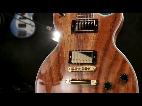 Josh Smith Demos the Gibson Les Paul KOA - Solid Body Electric Guitar Natural