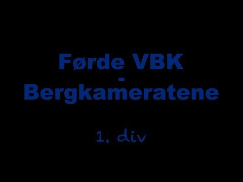 Førde 2 - Bergkameratane | Serieopning i 1.divisjon!