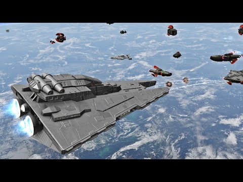 Cinematic Space Battle: Hutt Fleet vs Galactic Empire - Empire at War Remake NPC Wars