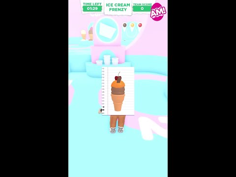 one scoop at a time in the ice cream frenzy 🍧🍨