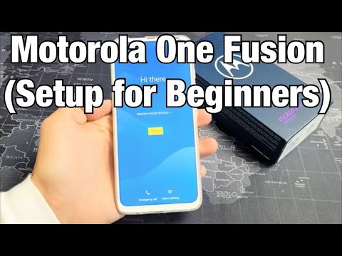 Motorola One Fusion+: How to Setup for Beginners (step by step)