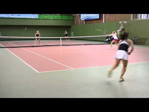Moscow open2014 Shapatava/Vasylyeva - Leykina/Kontaveit (part3)