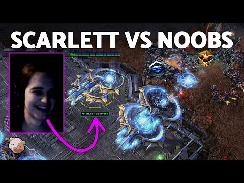 StarCraft 2 - How Quickly Can SCARLETT Dispose Of Noobs? (PART 4/4) | Holdout Challenge