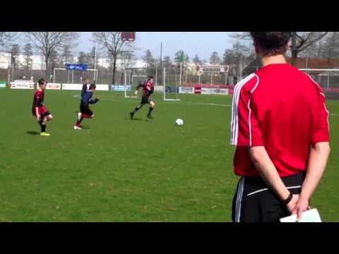 BVV E1  - OJC E1 9 tegen 9 2 april 2011