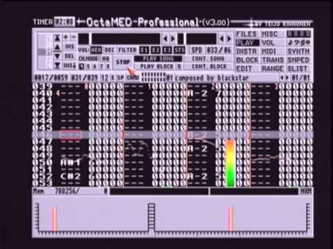 #53 BLACKSTAR . Module Amiga 1200 HD. Octamed V3.0