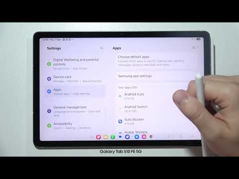Samsung Galaxy Tab S10FE/FE+: How to Reset Apps Preferences