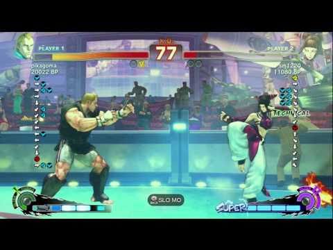 pikagoma [Abel] vs sm1220 [Juri] SSF4 Japanese Online Ranked Matches - TRUE-HD