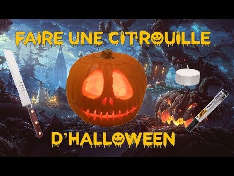 COMMENT faire une CITROUILLE halloween - SCULPTER une courge d'HALLOWEEN : Un Ex No Life Bricole
