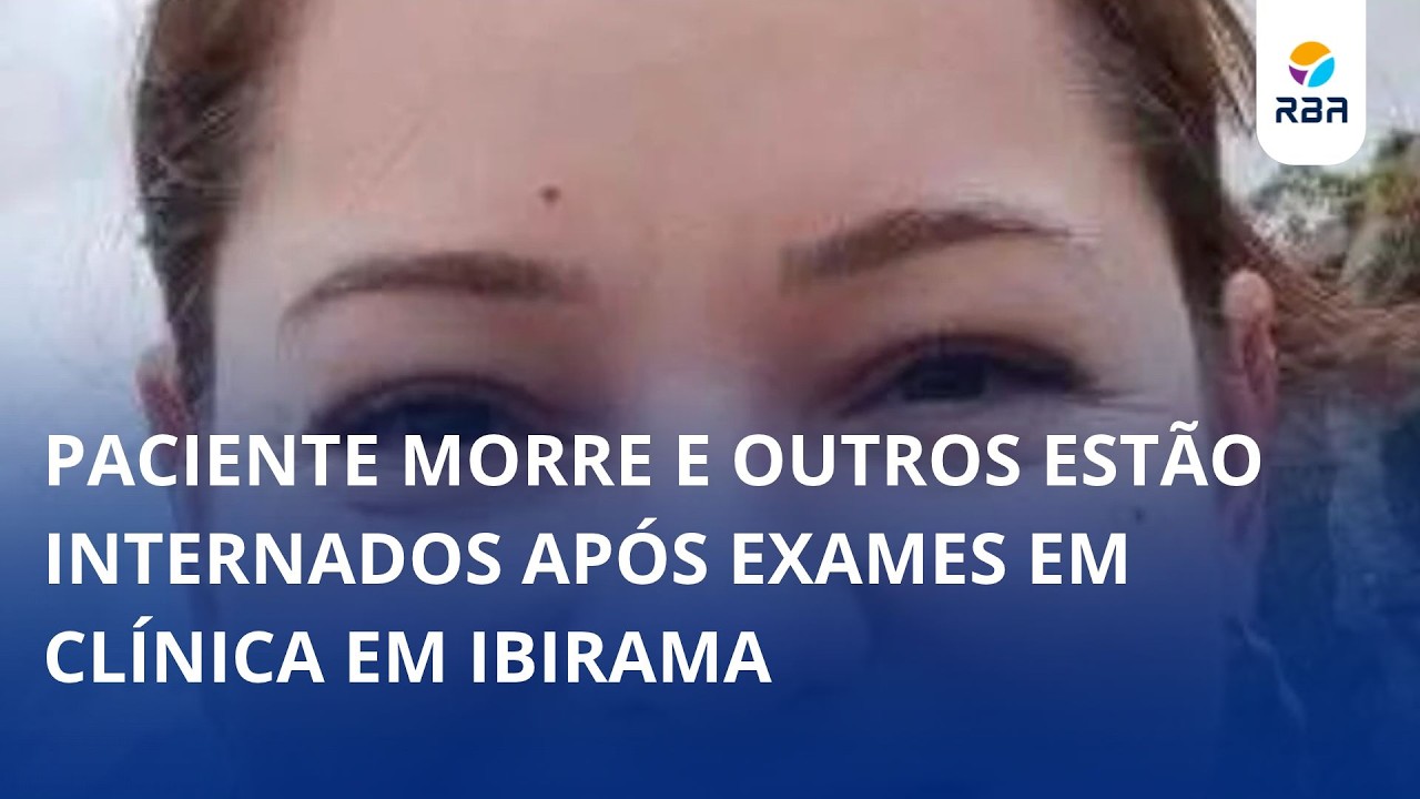 Paciente morre e outros estão internados após exames em clínica, em Ibirama