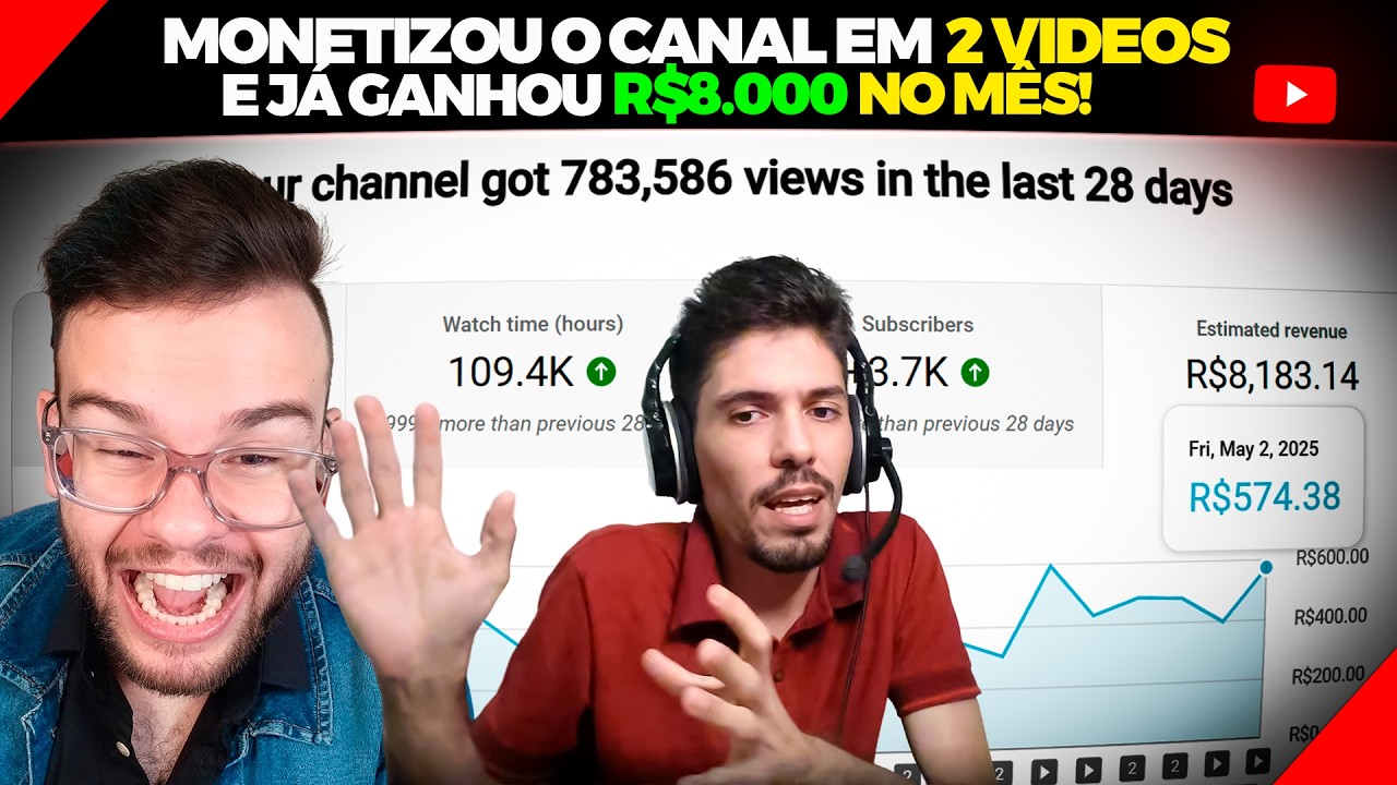 ELE MONETIZOU EM 2 VÍDEOS O CANAL DARK EM 7 DIAS E, JÁ GANHOU R$8 MIL REAIS NO MÊS - Dotticast #8