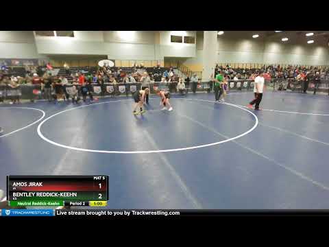 105 Lbs Cons. Semi - Bentley Reddick-Keehn, KS Vs Amos Jirak, IA 5471