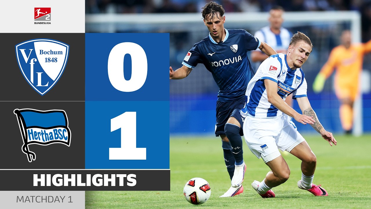 Close One In The Opener | VFL BOCHUM - HERTHA BSC | Highlights | Matchday 1 - Bundesliga 2 2026/27