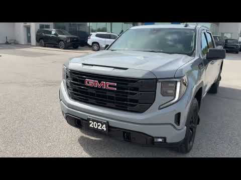 2024 GMC Sierra 1500 Crew Cab Standard Box 4-Wheel Drive Elevation in Silver for sale at Ernie Dean Chevrolet Buick GMC Ltd. in Alliston, ON