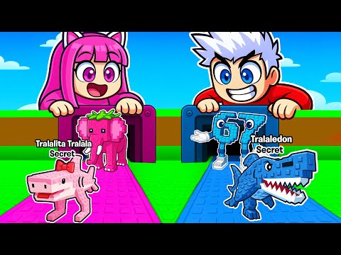 GIRLS vs BOYS in Steal a Brainrot!