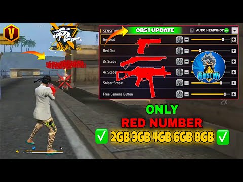 Free Fire Headshot Setting After Ob51 Update 2025⚡Best Sensitivity Settings ⚙️| Sensitivity Setting 
