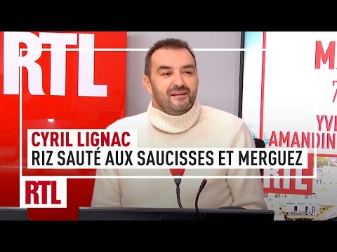 Cyril Lignac : riz sauté aux saucisses et merguez