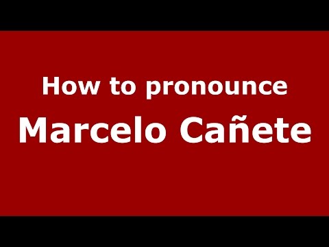 How to pronounce Marcelo Cañete (Spanish/Argentina) - PronounceNames.com