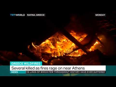 Death toll from wildfire rises to at least 20 in Greece