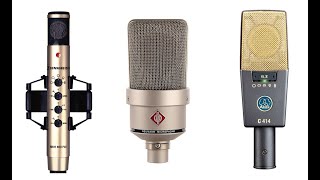 Video thumbnail for Mic Shootout/ Mikrofon-Test: Sennheiser MKH800 vs. Neumann TLM103 vs. AKG C414XLII by SchaniStrauß