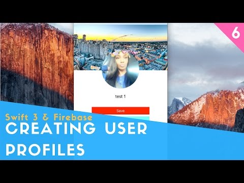 Swift 3 & Firebase | Create User Profiles - Part 6: Firebase Database & Storage