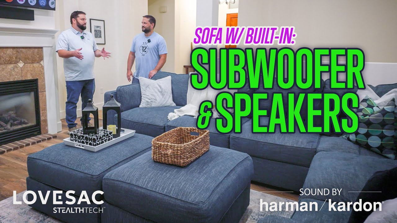 Home Theater in a sofa? | We Try the Lovesac Sactionals with StealthTech Sound + Charge