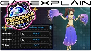 Persona 4: Dancing All Night - All Costumes