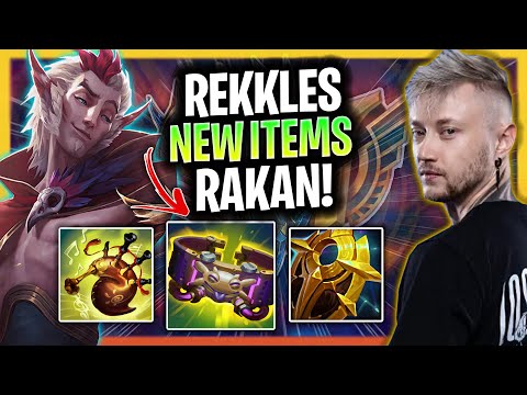 REKKLES IS A BEAST WITH RAKAN! 🔥NEW ITEMS🔥 | LR Rekkles Plays Rakan Support vs Pantheon!