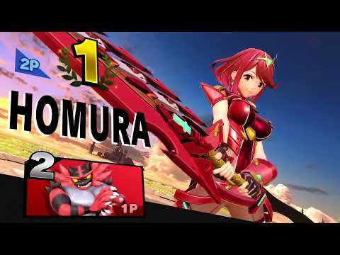 No.81 ガオガエンvsホムラ＆ヒカリ　1on1対戦　ストック制【スマブラSP】炎