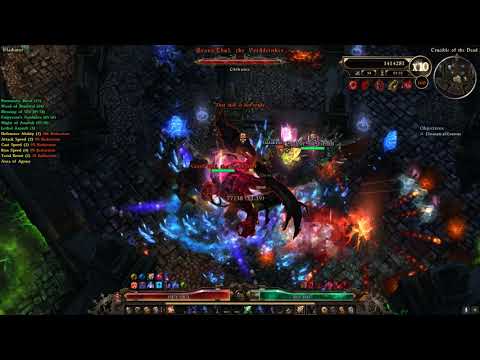 [Grim Dawn 1.1.6.2] 151-170 Crucible, Cold DW WPS + Blade Spirit Deathmarked Infiltrator