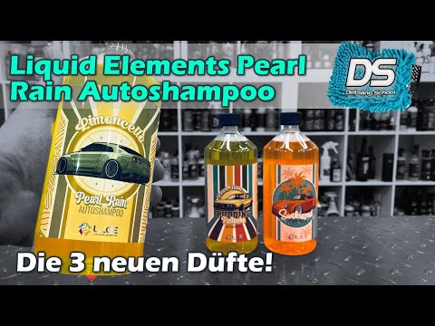 Liquid Elements Pearl Rain Auto-Shampoo - 3 neue Düfte: Limoncello, Pudding-Peitsche, Sunkissed