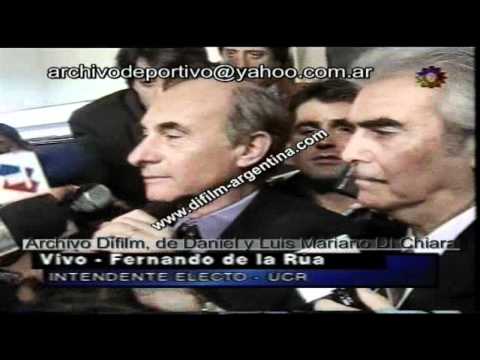 DIFILM Elecciones Estatuyentes Fernando De La Rua Nuevo Jefe de Gobierno Porteño (1996)