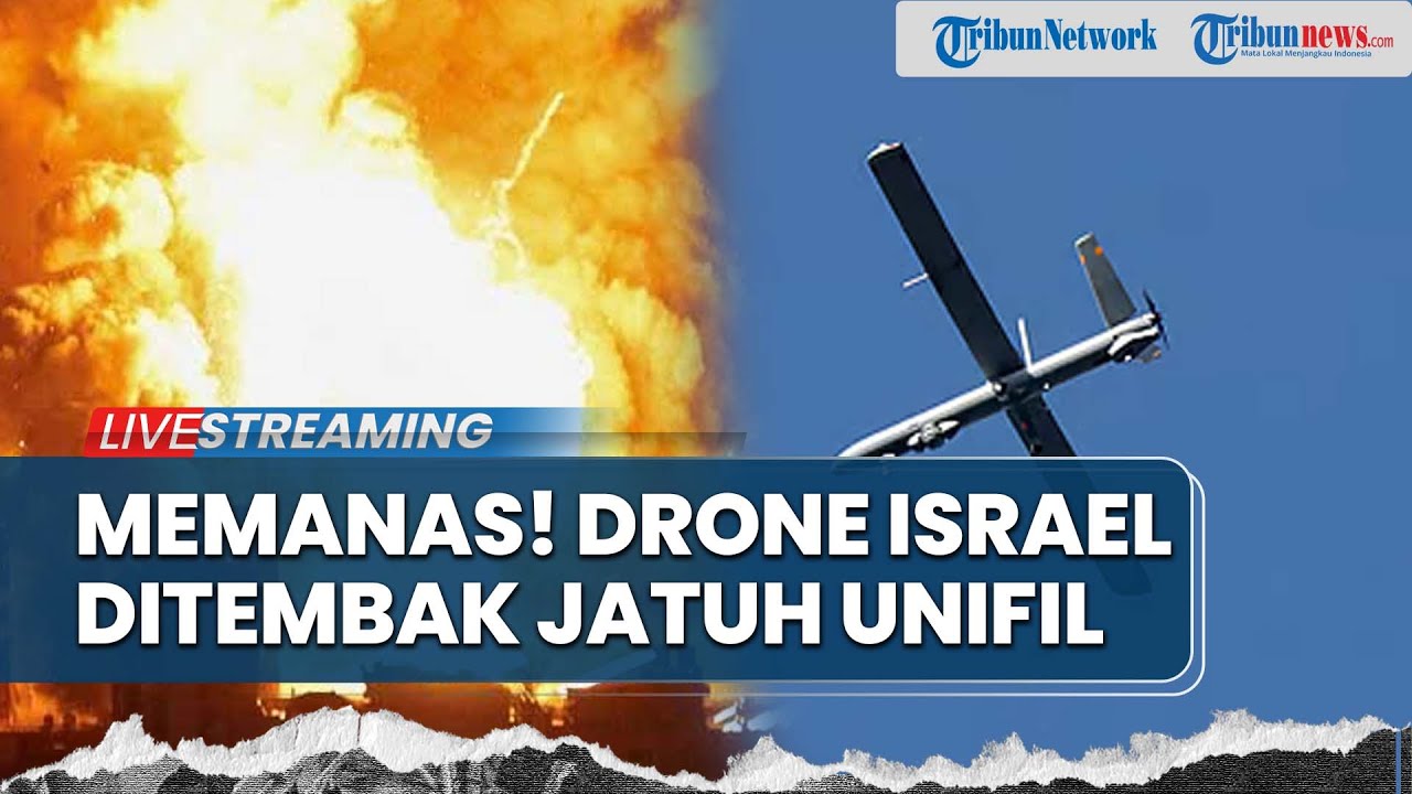 Alarm Teror Israel! Drone IDF di Lebanon Ditembak Jatuh UNIFIL, Jet Tempur AS Disebut Disabotase