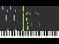 The Mandalorian - Main Theme [Piano Tutorial Synthesia] (Patrik Pietschmann)