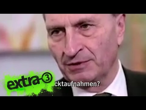 Der Kommissar - Ein Lied für Günther Oettinger   | extra 3 | NDR