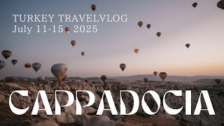 旅行VLOG；はじめてのトルコ🇹🇷カッパドキア｜ウェディングフォトを撮る４泊5日の旅｜#目指せ月一旅行✈︎第五段