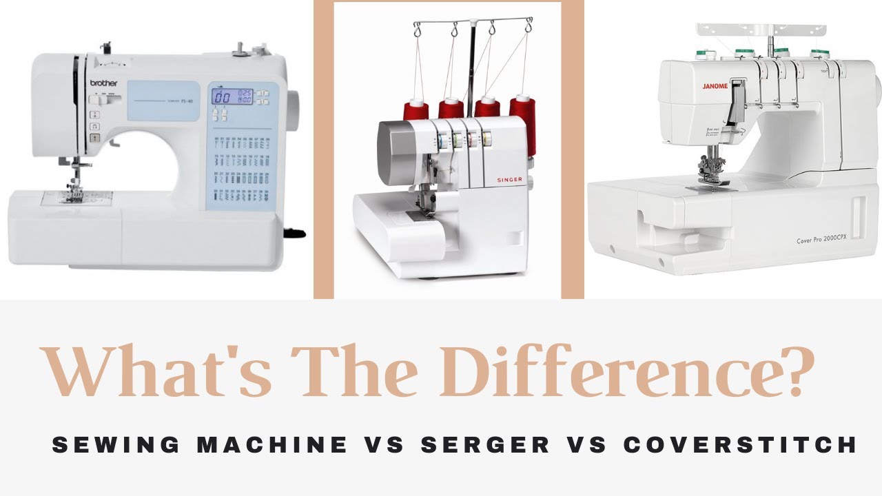 Serger Vs Sewing Machine, Features & Differences