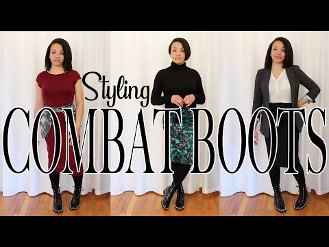 Styling Combat Boots with Dresses and Skirts ~ Stuart...
