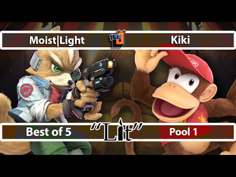 Smash LITvitational - Moist | Light (Fox) v. Kiki (Diddy Kong) - CFL SSBU