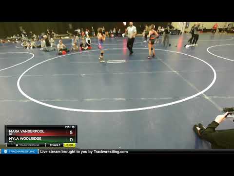 105 Lbs Round 2 - Mara Vanderpool, NE Vs Myla Woolridge, MO 557d