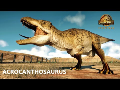 ACROCANTHOSAURUS VS MEDIUM AND BIG SIZE CARNIVORES IN JURASSIC WORLD EVOLUTION 2 | JWE2