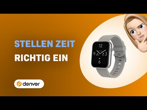 Wie man die Zeit auf Ihrer Denver SW-182 Smartwatch einstellt
