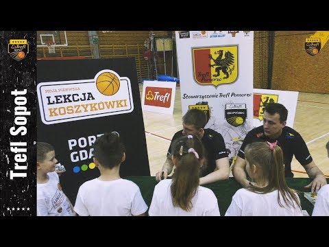 Uczymy basketu z Michałem i Damianem - Moja Pierwsza Lekcja Koszykówki w ERGO ARENIE | Trefl Sopot